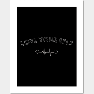 Love your self Posters and Art